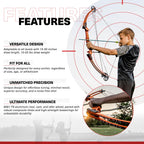 Genesis Archery Compound Bow, W/Adjustable Riser, Original, Draw Hand - Left, Orange