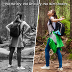 Ulliki Pee Cloth For Women, Reusable Pee Rag Hiking Camping, Reusable Absorbent Toilet Paper Washable, Outdoor Pee Pad Travel Ca