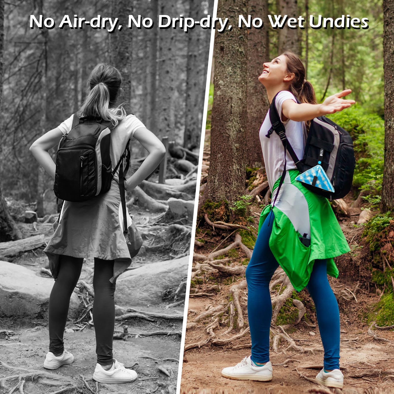 Ulliki Pee Cloth For Women, Reusable Pee Rag Hiking Camping, Reusable Absorbent Toilet Paper Washable, Outdoor Pee Pad Travel Ca