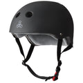 Triple Eight The Certified Sweatsaver Helmet For Skateboarding, Bmx, And Roller Skating, Black Rubber, Xl/Xxl