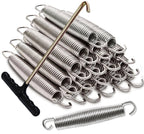 Eurmax Usa 5.5 Inches Trampoline Springs Heavy Duty Stainless Replacement Spring Trampoline Parts With T Hook, 20Pcs-Pack