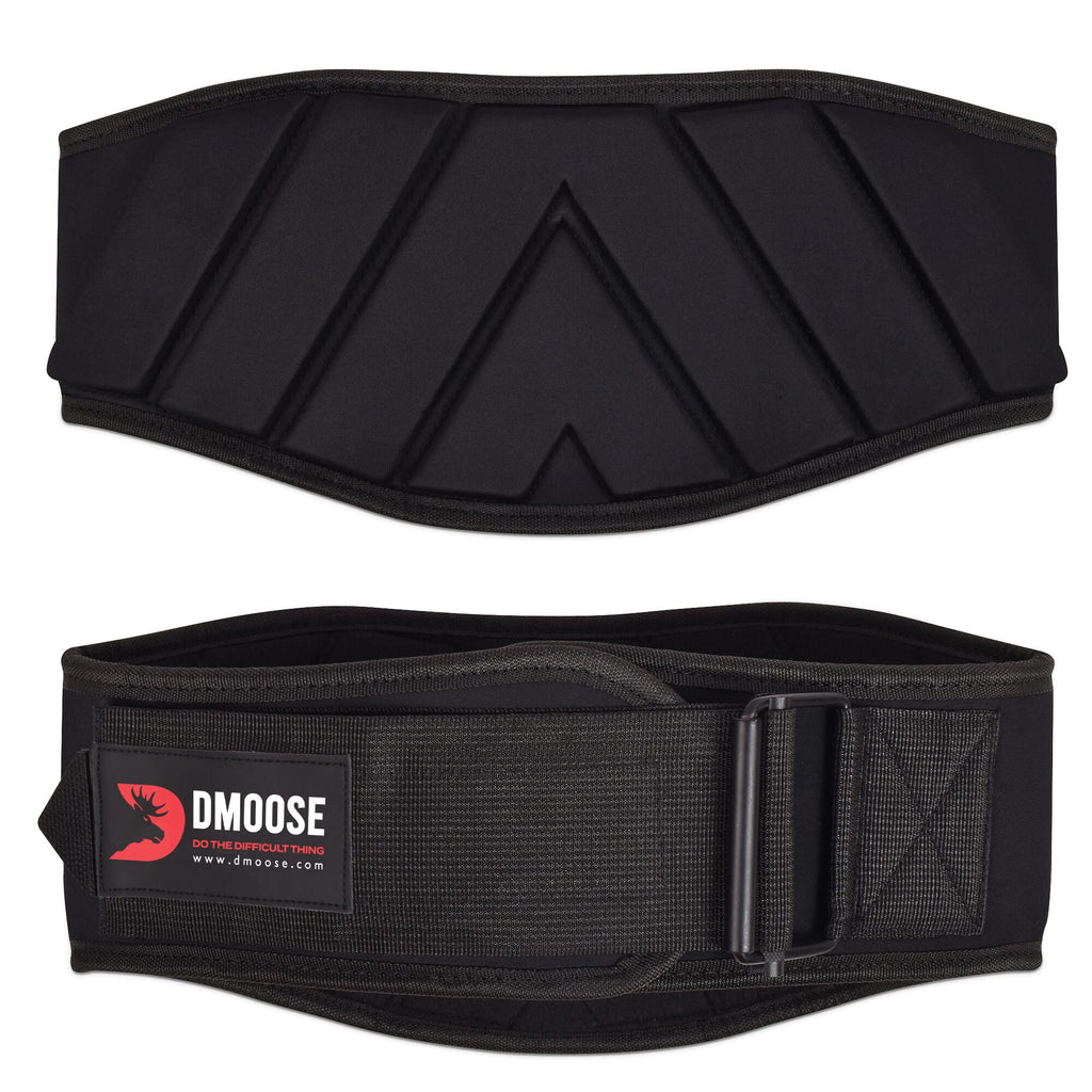Dmoose Strength Olympics Squat Belts For Men And Women - 6 Inch Auto-Lock Weight Lifting Back Support, Workout Back Support For 