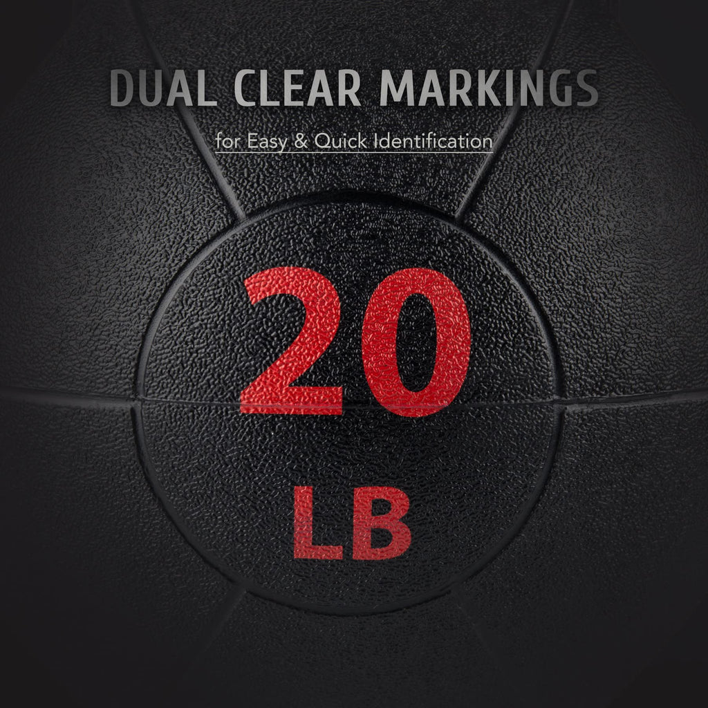 Zelus Medicine Ball With Dual Grip 10/20 Lbs Exercise Ball Weight Ball With Handles Textured Grip Exercise Ball Strength Trainin