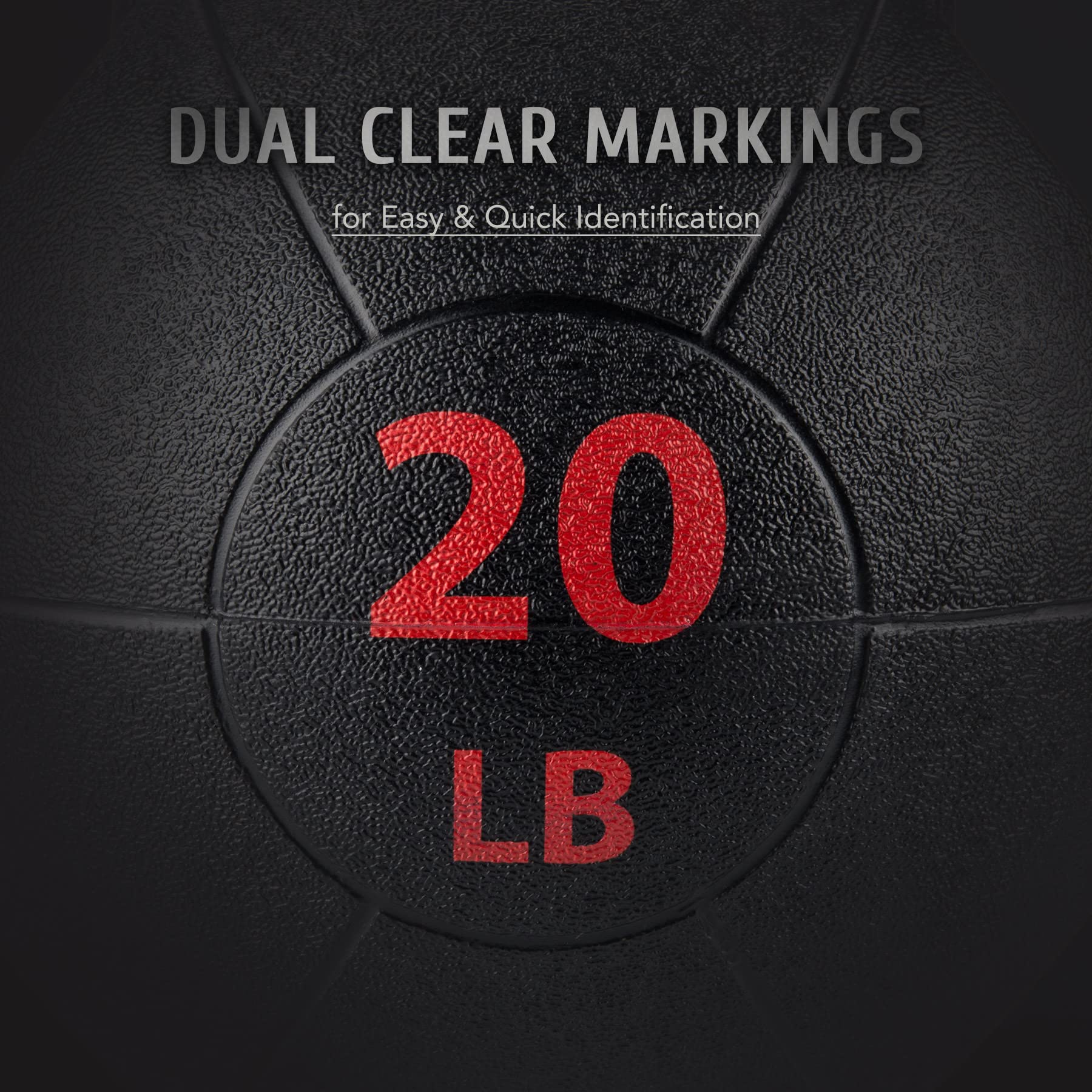 Zelus Medicine Ball With Dual Grip 10/20 Lbs Exercise Ball Weight Ball With Handles Textured Grip Exercise Ball Strength Trainin