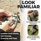 Caddydaddy Claw Pro Men      S Golf Glove - Breathable, Long Lasting (Grey, X-Large, Worn On Right Hand)