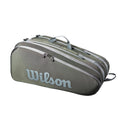 WILSON Tour Tennis Racket Bag - Dark Green, Holds up to 12 Rackets
