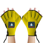 Water Gear Neoprene Fingerless Force Gloves - Aqua Fitness Gloves - Great For Workouts And Diving - Designed With Enhanced Grip
