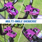 Makelen Bike Stem For Bmx Bike Aluminum Alloy Fixed Gear Bicycle Stem Bright Purple