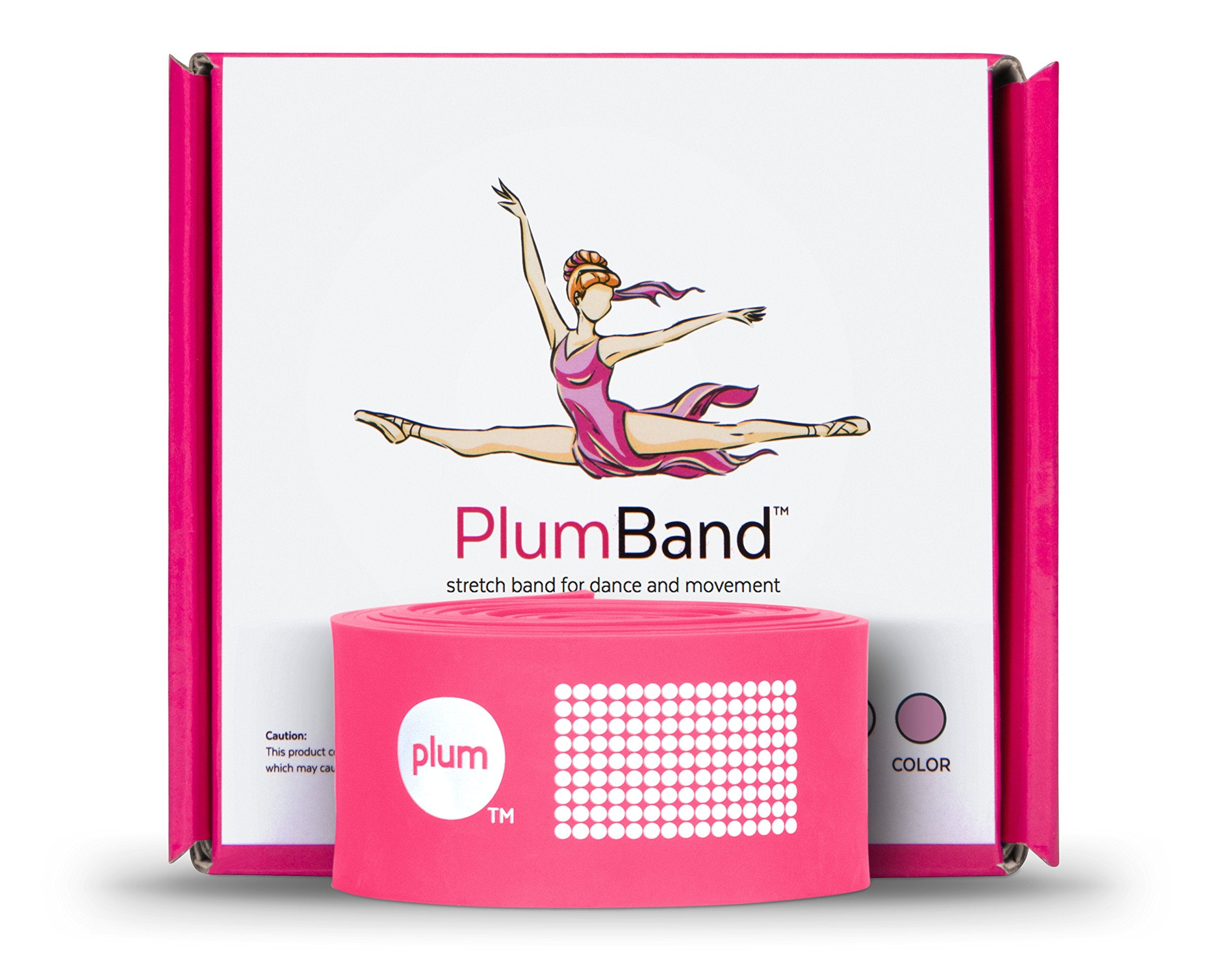 The Plumband Stretch Band For Dance And Ballet - Colors And Sizes For Kids & Adults - Improve Your Splits, Strength, And Flexibi