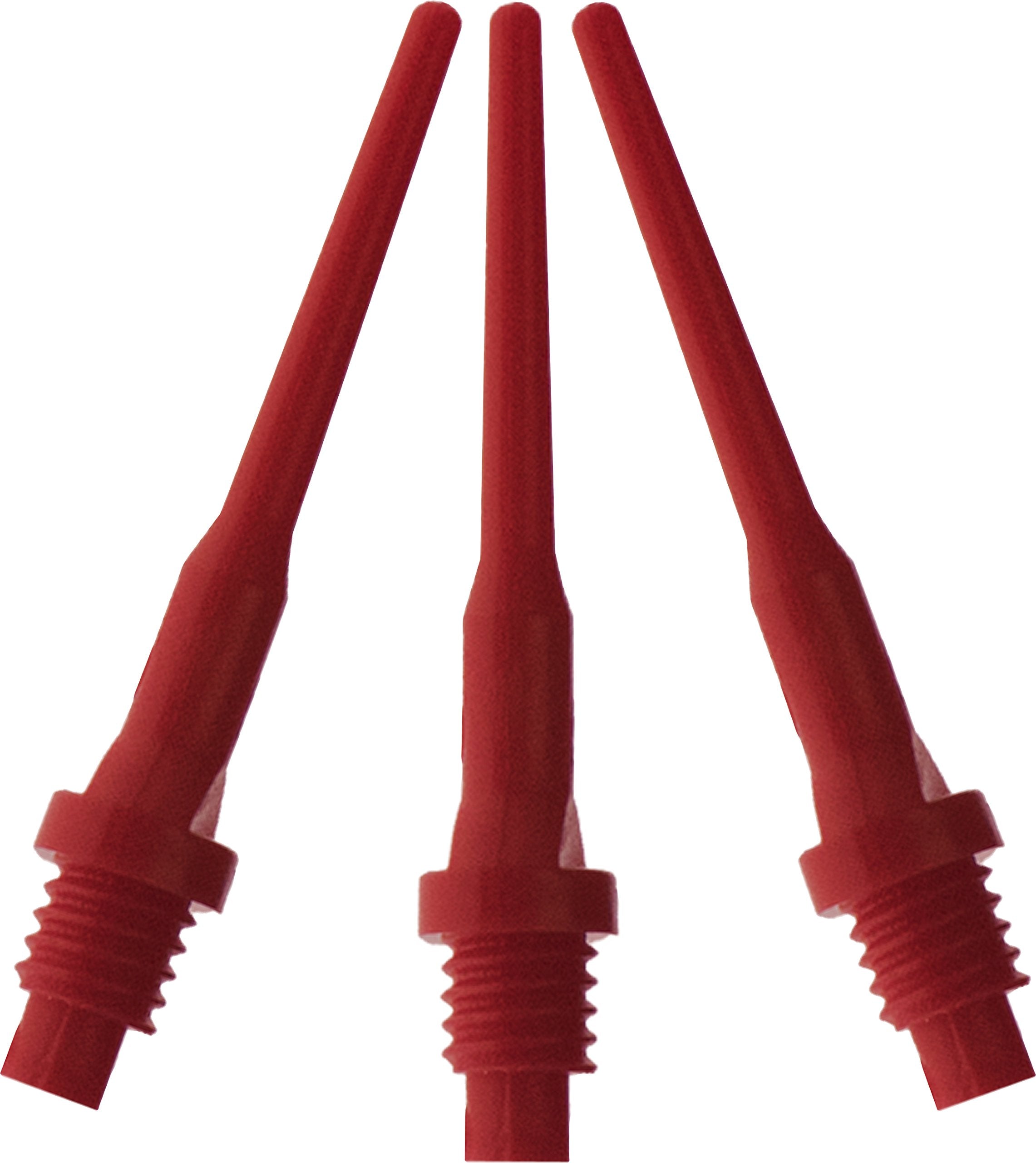 Viper by GLD Products 2BA Tufflex Tips II Soft Tip Dart Points, Red, 100 Pack