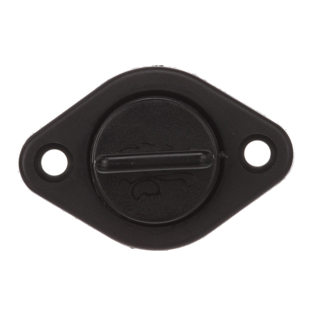 Attwood 17211-3 Drain Plug And Receiver Kit, -Inch Diameter 1-Piece Plug, Threaded Receiver, Molded Black Plastic