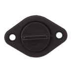 Attwood 17211-3 Drain Plug And Receiver Kit, -Inch Diameter 1-Piece Plug, Threaded Receiver, Molded Black Plastic