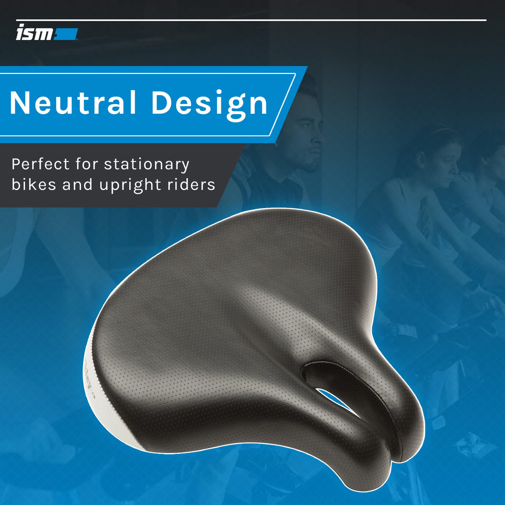 Ism Berkley Comfortable Bike Seat For Men And Women - Noseless Bicycle Seat For Stationary Bikes, Beach Cruisers, And Hybrid Bik