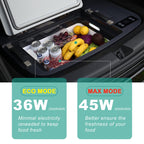 Chery Industrial.Com Car Refrigerator 12 Volt Tesla Fridge Model 3 Portable Car Freezer App Control -4?-50? For Travel Camping R