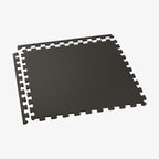 We Sell Mats Foam Interlocking Square Floor Tiles With Borders, (Each 2 X 2 Feet), 16 Sqft (4 Tiles + Borders) - Black