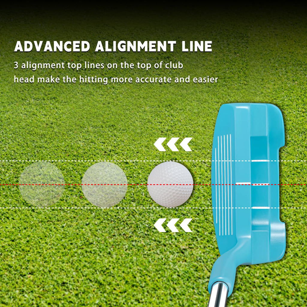 Mazel Chipper Club Pitching Wedge For Men & Women,36 Degree - Save Stroke From Short Game,Right Hand (Light Blue)