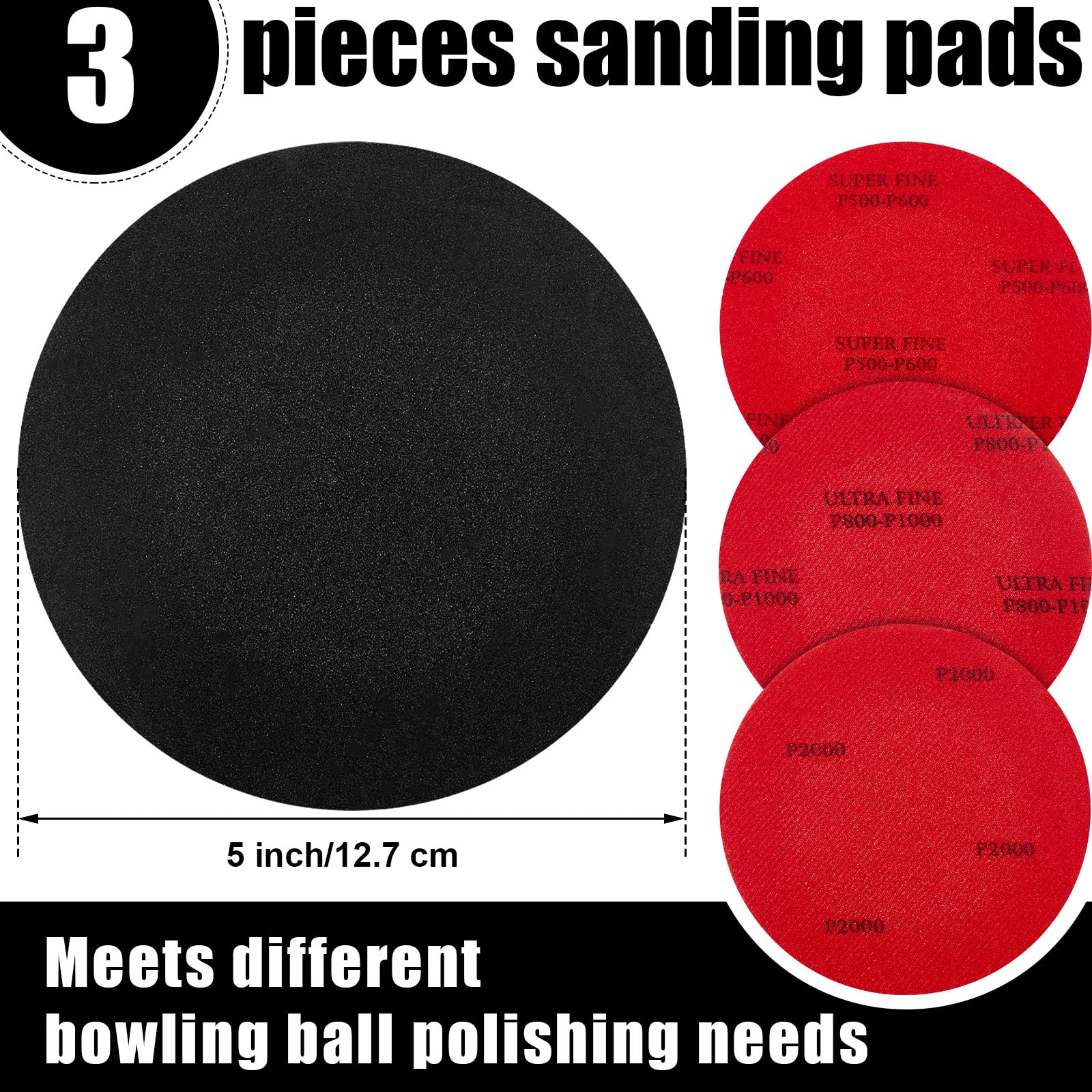 8 Pcs Bowling Shoe Protector Covers Bowling Ball Seesaw Microfiber Bowling Ball Polisher Bowling Ball Towel Bowling Sanding Pads