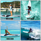 Sudoo 10Ft Inflatable Stand Up Paddle Board, Ultra-Lightweight Surfboard With Non-Slip Eva Deck, Complete Sup Package For Adults