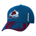 Outerstuff Nhl Youth Boys Fitmax'70 Draft Baseball Cap, Osfm, Colorado Avalanche