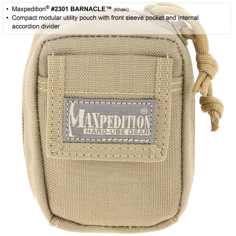 Maxpedition Barnacle Compact Utility Pouch (Black)