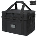 Lemubeane Tactical Camping Storage Bag - 57L Utility Tote Bag Organizer With Combination Lock And Shoulder Straps (Black, 57L)