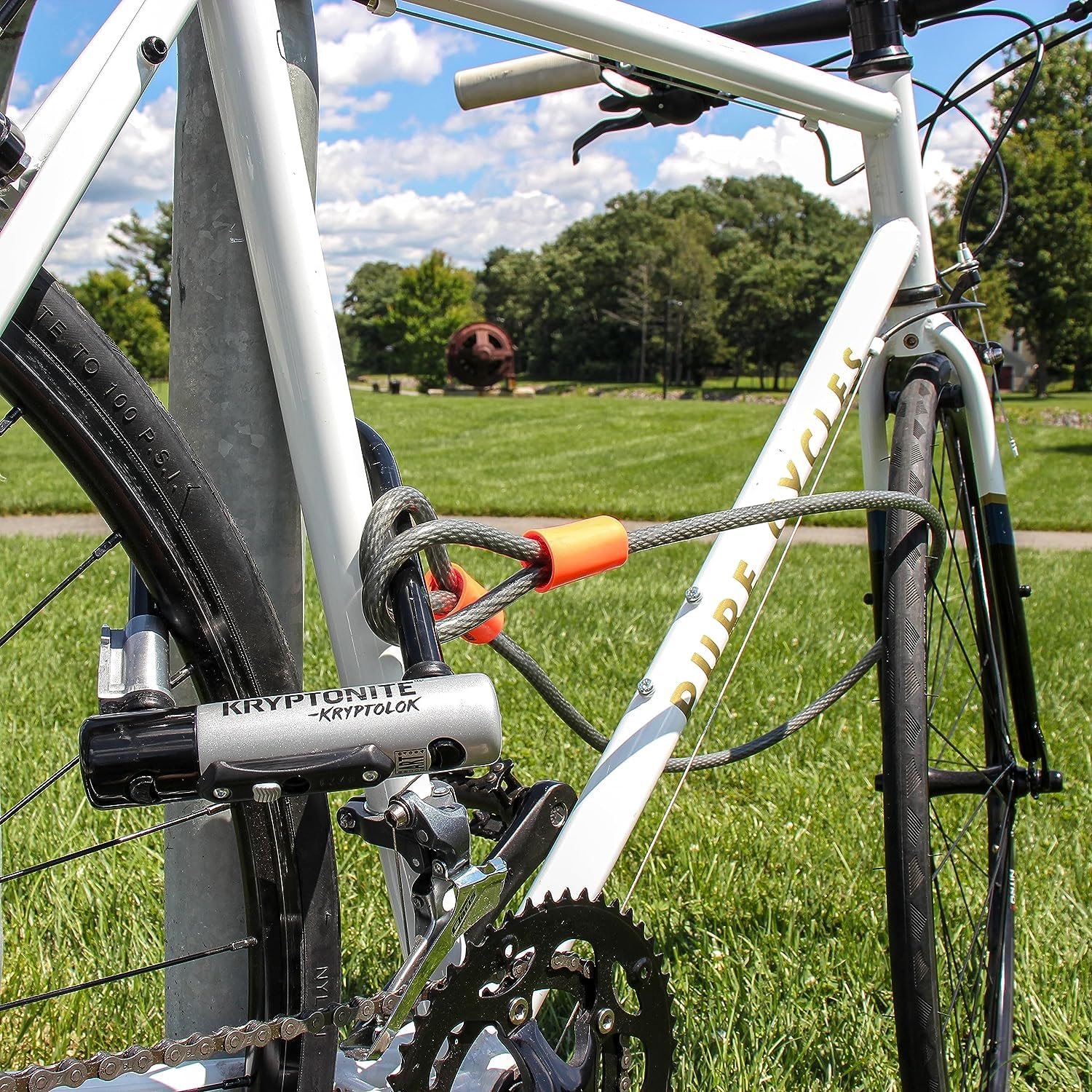 Kryptonite Kryptolok Mini-7 Bike U-Lock, Heavy Duty Anti-Theft Bicycle U Lock, 127Mm Shackle With Mounting Bracket And Keys, Hig