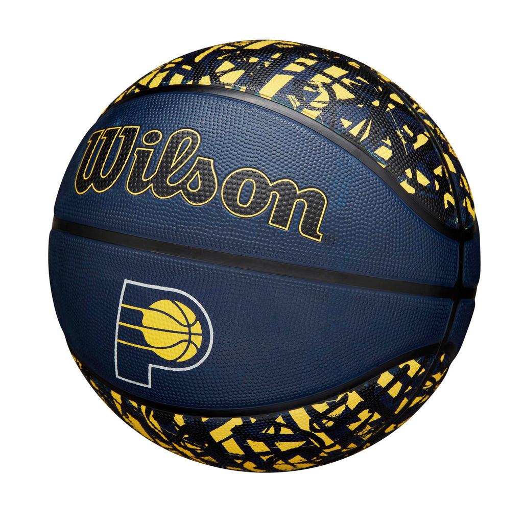 Wilson Nba Team Graffiti Basketball - Indiana Pacers, Size 7-29.5''