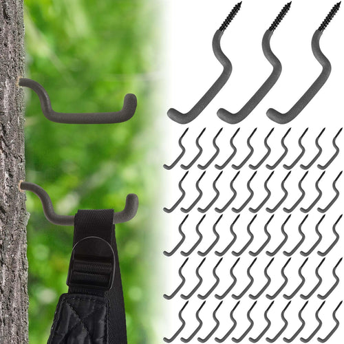 Amylove 10 Pcs Bow Hangers For Tree Stand Bow Hooks For Hunting Archery Bow Hunting Accessories Tree Stand Accessories Bow Gear