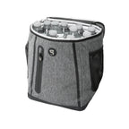 Geckobrands Opticool Backpack Cooler - Holds Up To 36 Cans Or 18 Bottles, (Everyday Grey), 3 Pockets, Easy Access Lid