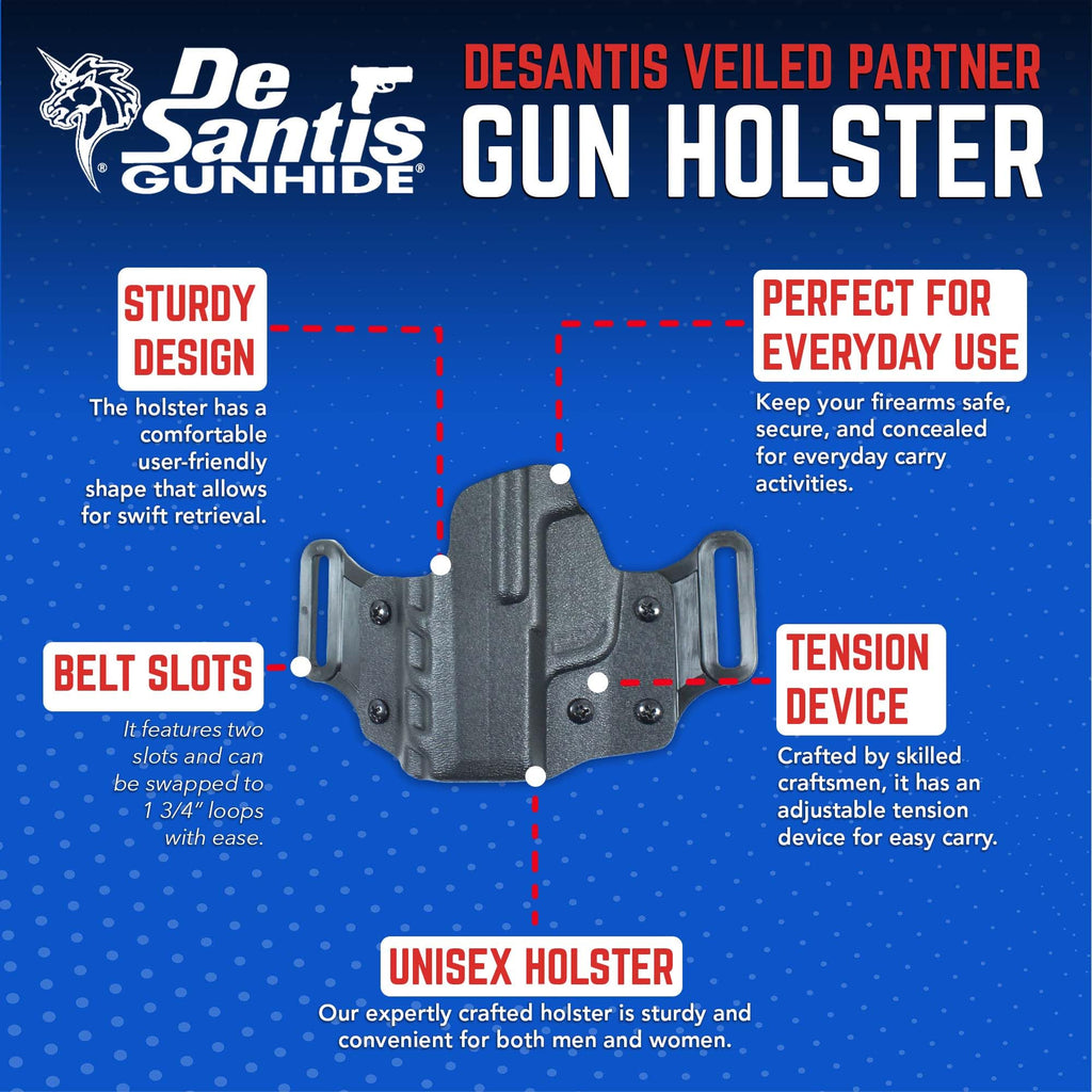 Desantis Veiled Partner Owb P365 Black Kydex Lh (195Kb8Jz0)