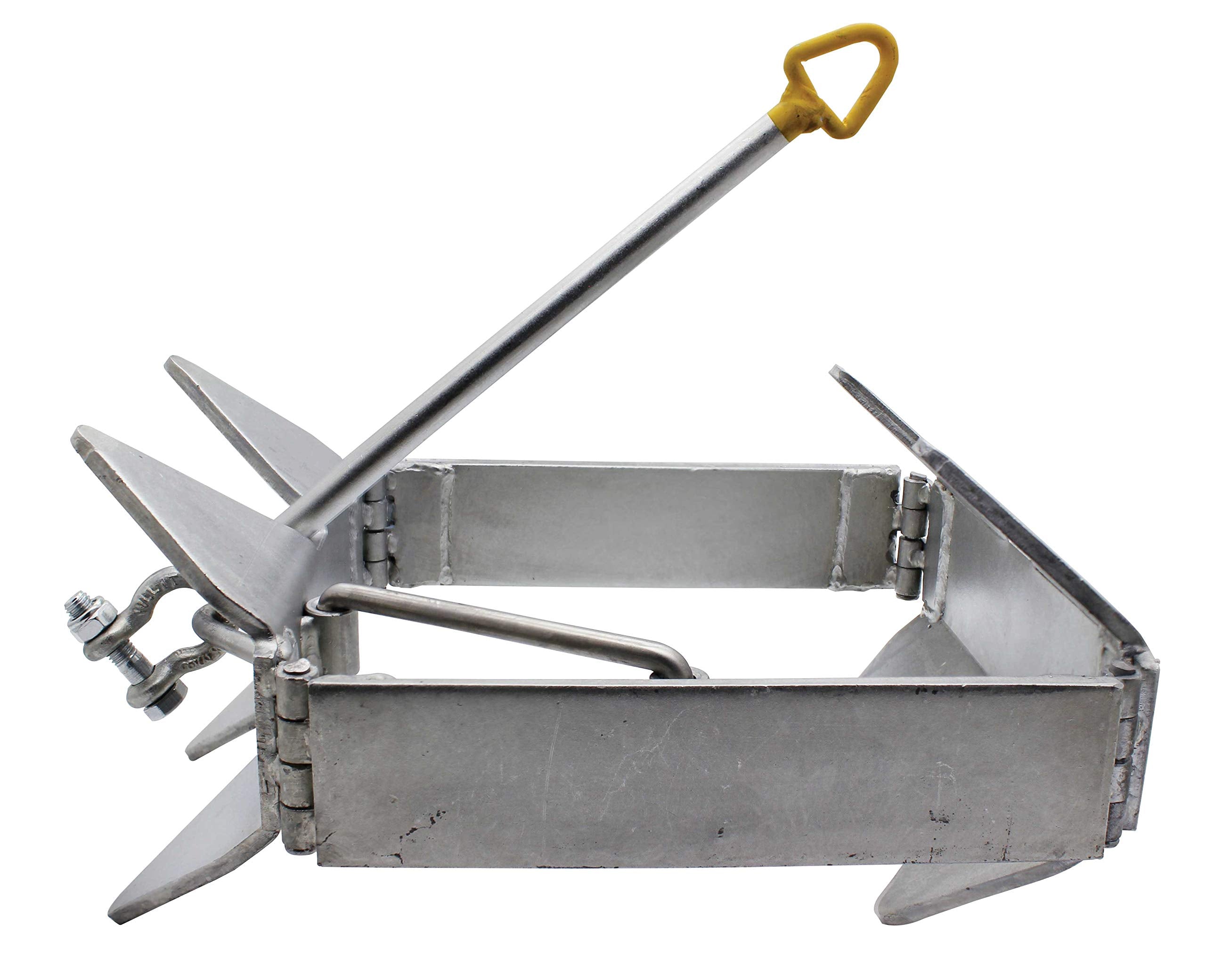 Extreme Max 3006.6652 Boattector Zinc-Plated Cube Anchor (Box Style)