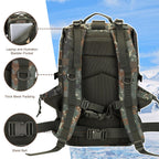 Hannibal Tactical 45L Molle Assault Pack, Tactical Backpack Army Military Camping Rucksack With Bottle Holder, 3-Day Pack Travel