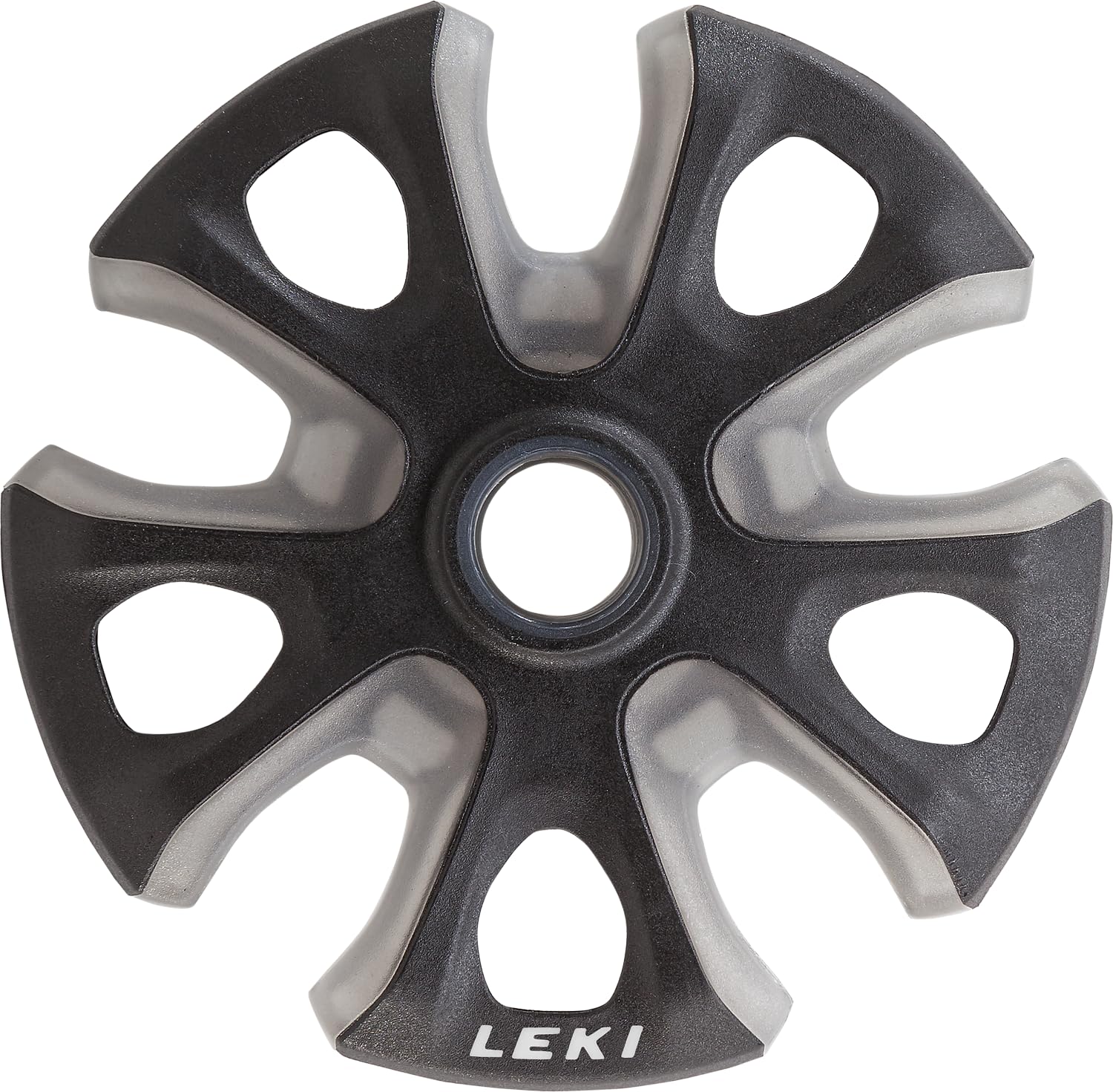 LEKI Big Mountain Basket - Replacement Ski Pole Powder Basket - Smoke