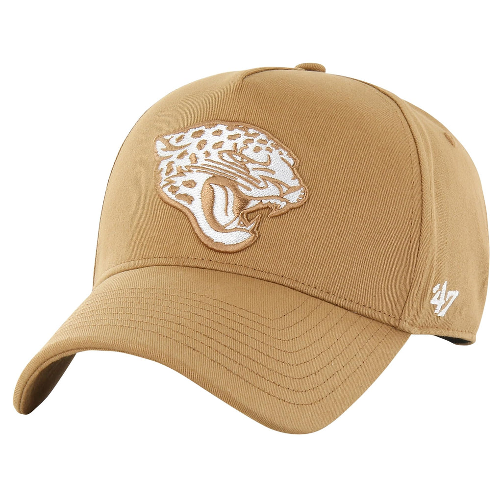 47 Men'S Tan Jacksonville Jaguars Ballpark Mvp Adjustable Hat