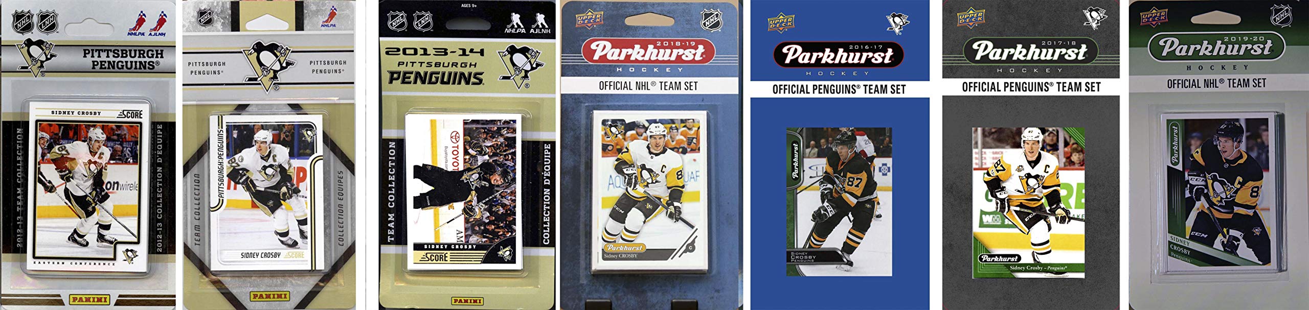 Nhl Pittsburgh Penguins 7 Different Licensed Trading Card Team Sets