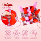 4E'S Novelty Valentine Bottle Ring Toss Game For Kids Party Activity, Indoor/Outdoor Backyard Yard Carnival Game, Classroom Vale