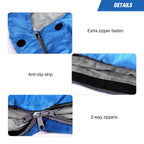 Redcamp Youth Mummy Sleeping Bag For Camping Zipped Small, 40 Degree 3 Season Cold Weather Kids Sleeping Bag Fit Boys & Teens