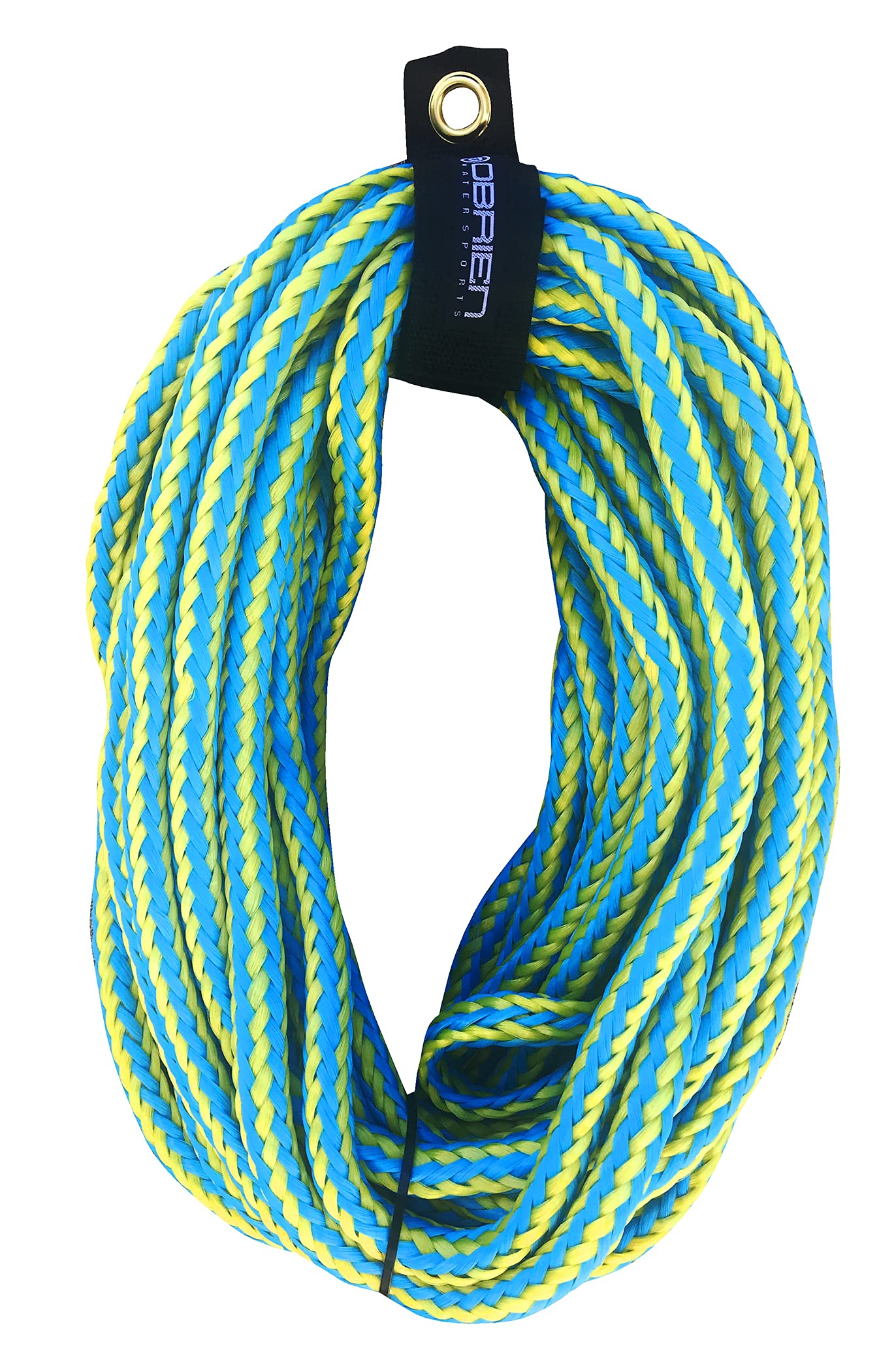 O'Brien 4 Person Towable Tube Rope 60 Feet, Cyan/White
