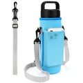 Linkidea Water Bottle Carrier with 2 Strap Compatible with YETI Rambler Bottle 26oz, Yonder 25oz, Travel Waterbottle Sling Bag H