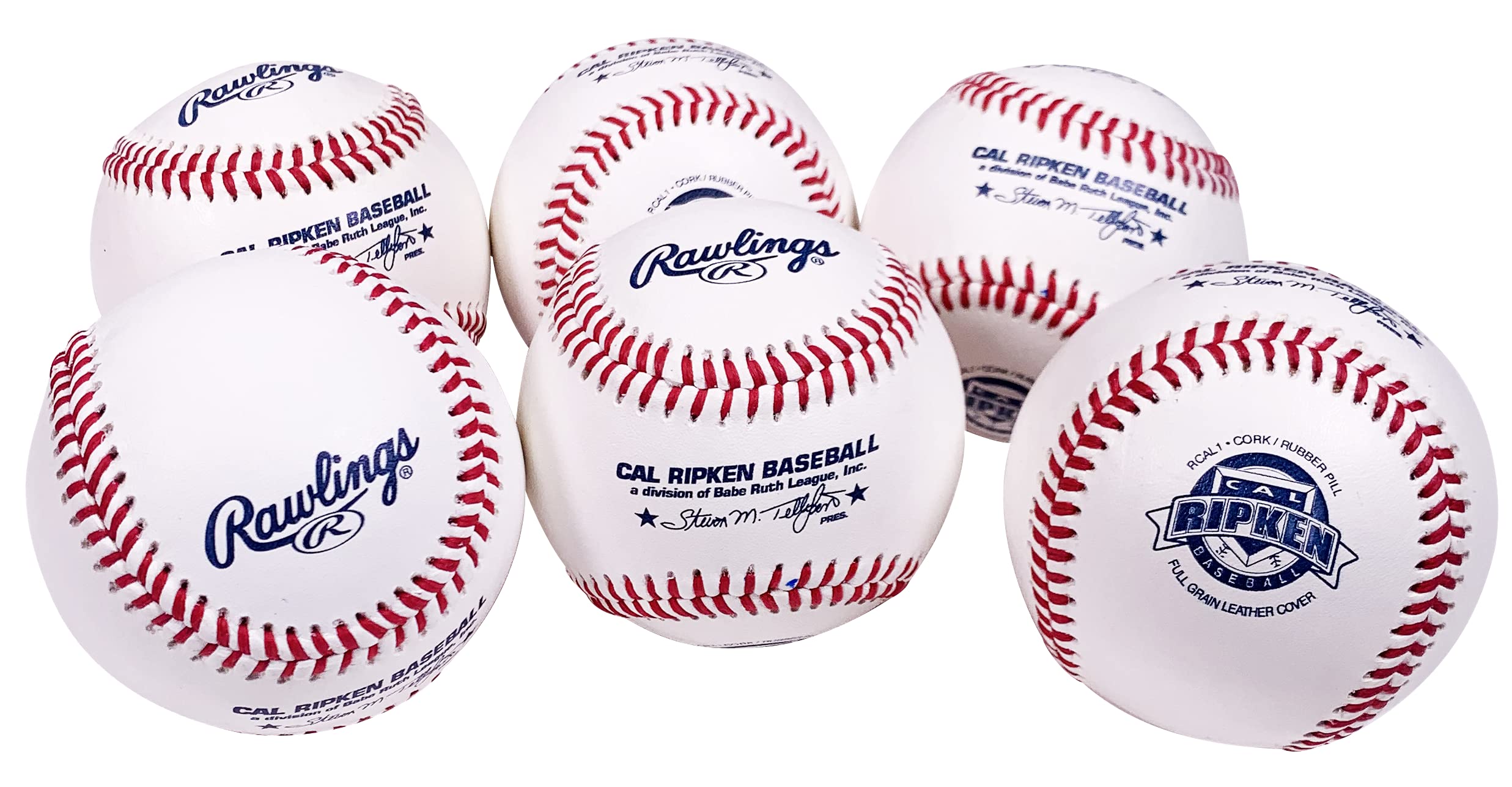 Rawlings  Cal Ripken League Baseballs  Competition Grade  Rcal1  Youth/14U  6 Count