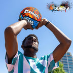 AND1 Chaos Rubber Basketball: Official Regulation Size 7 (29.5 inches) Rubber Basketball - Deep Channel Construction Streetball,