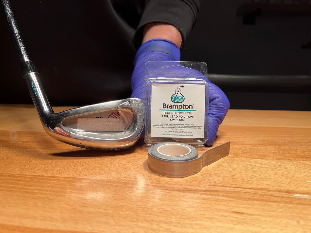 Brampton Golf Lead Tape 1/2 X 100 (5 Mil) - Easy To Cut And Apply - Stays On In All Weather - Adjust Swing Weight And Feel - Lea