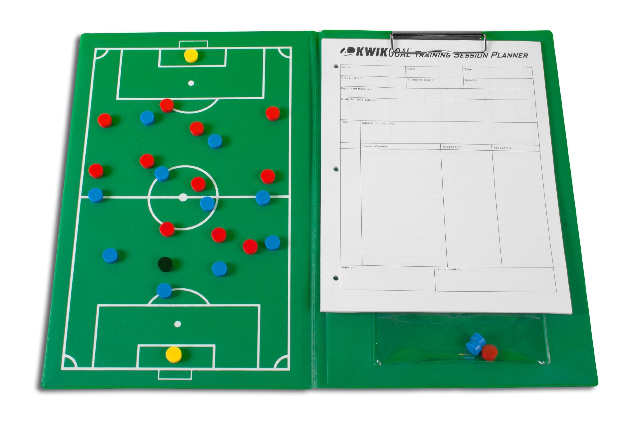 Kwik Goal Soccer Magnetic Board Green ,8 1/2-Inch W X 12-Inch H