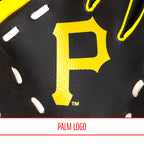 Franklin Sports Mlb Youth Teeball Glove + Foam Ball Set - Kids Pittsburgh Pirates Baseball + Teeball Mitt And Ball - Perfect Fir