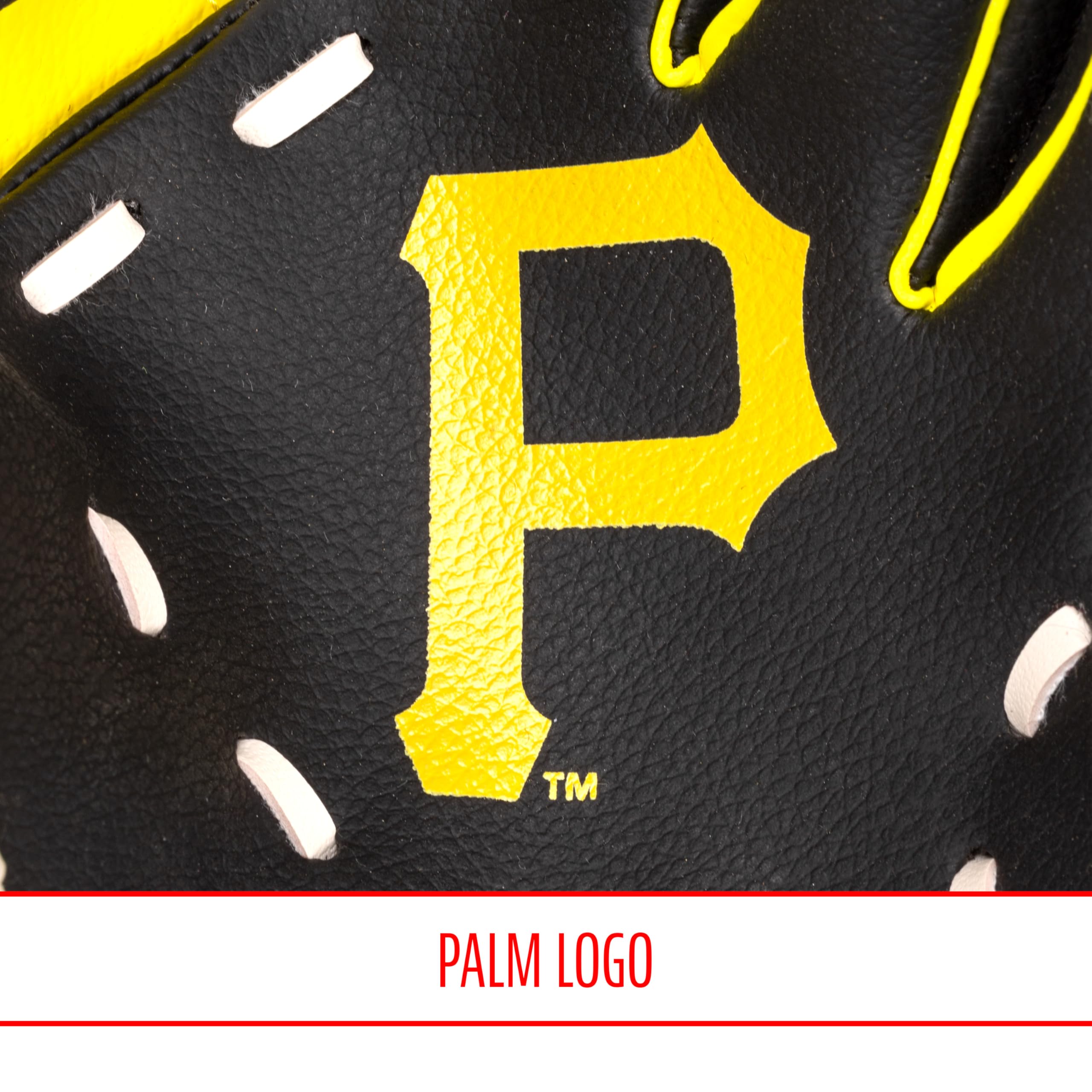 Franklin Sports Mlb Youth Teeball Glove + Foam Ball Set - Kids Pittsburgh Pirates Baseball + Teeball Mitt And Ball - Perfect Fir