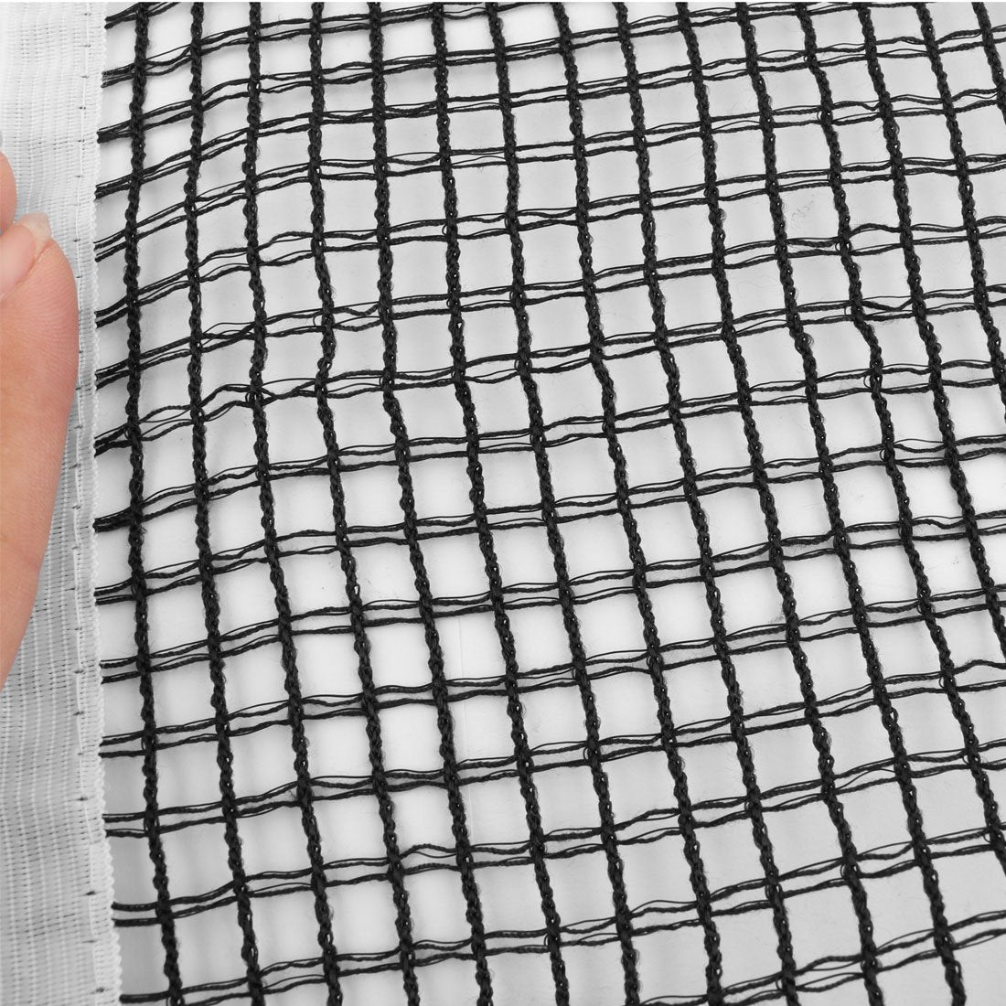 Uxcell Nylon Foldable Pingpong Sport Meshy Table Tennis Replacement Net White Black