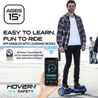 Hover-1 H1 Electric Self Balancing Scooter with 9 mph Max Speed, Dual 200W Motors, 9 Mile Range, and 6.5    Wheels