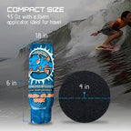 Zumwax Surfing And Skimboard Ultra Performance Speed Wax - Nano Technology High Fluoro Rub On Paste - All Temperature!!! The Fas