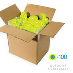 Franklin Sports Outdoor - X-40 Pickleball Balls - Usa Pickleball (Usapa) Approved - 100 Bulk Pack Outside Pickleballs - Yellow -