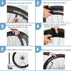 Bwshlf 29'' Bike Tubes (4 Pack), Mtb Bicycle Replacement Durable Butyl Rubber Fit 29X1.75/2.3, Schrader Valve 35Mm